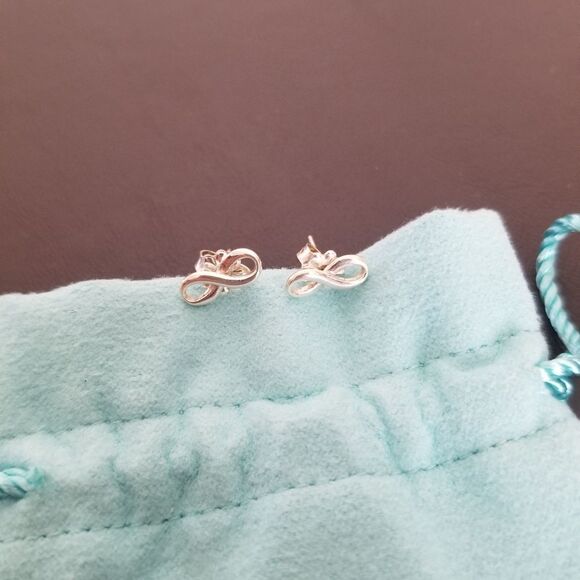 Tiffany & Co. Infinity Earrings - Picture 2 of 4